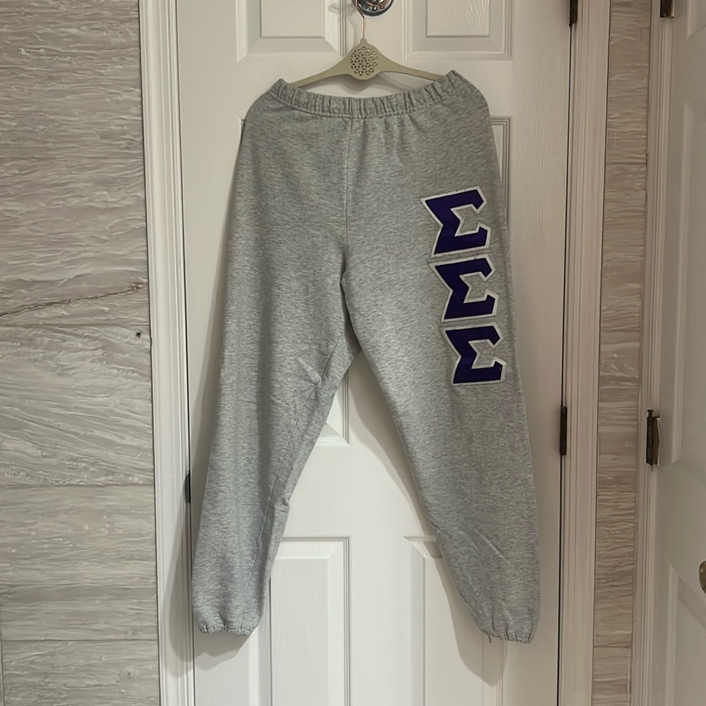 Tri Sigma Sorority Sweatpants. Jerzees Brand. Size Small.